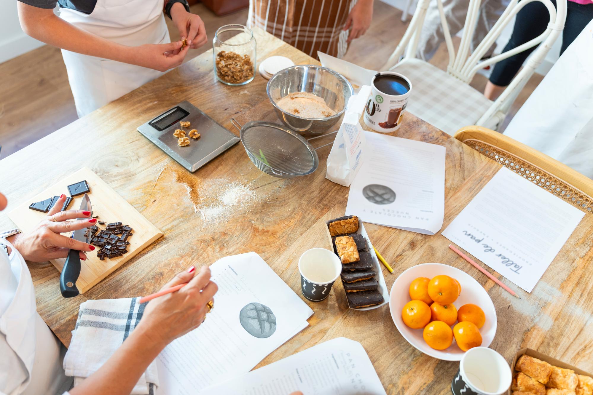 consultation notes on a table with coffee